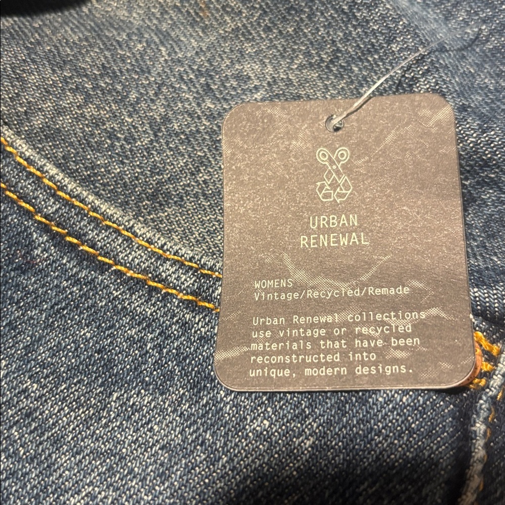 Urban Renewal Levi Strauss & Co. 517 Colorful Patchwork Women Jeans size 32/32 - Picture 7 of 8
